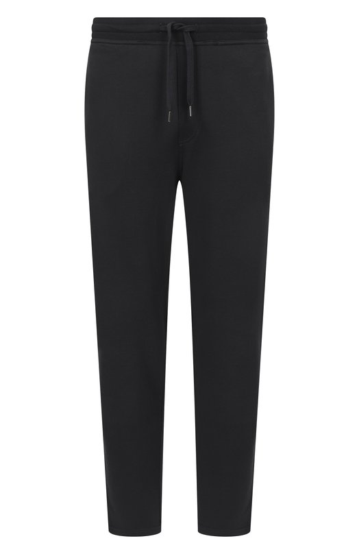 Хлопковые брюки Brunello Cucinelli MW8633243G Чёрный MW8633243G