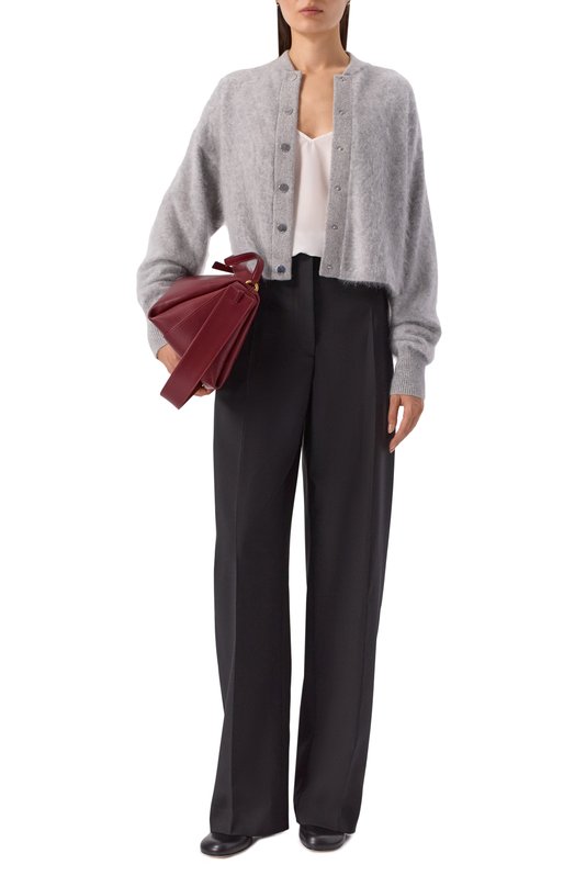 Шерстяные брюки Sportmax SALV0 Чёрный  SALV0 Фото 2