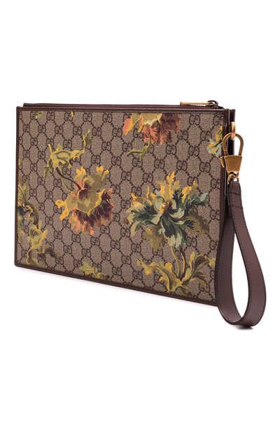 Клатч GUCCI коричневого цвета по цене 106000 руб., арт. 672953/UH9AT, фото 4 Клатч GUCCI, арт. 672953/UH9AT, фото 4