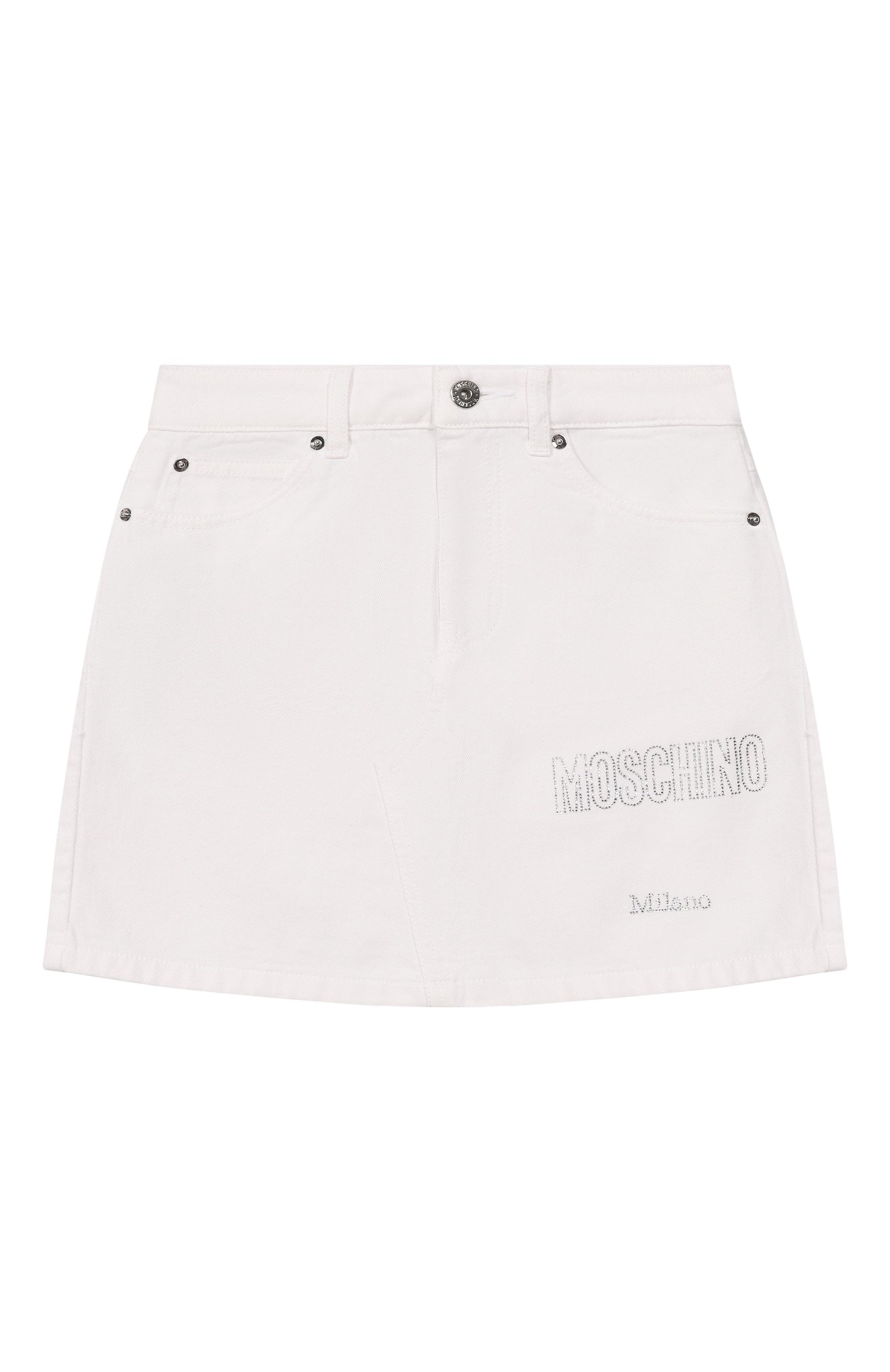 Хлопковая юбка MOSCHINO, арт. HBJ03M/LSC00_001, фото 1