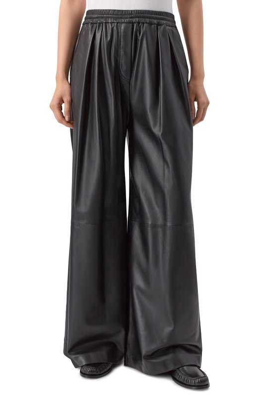 Кожаные брюки Freeage WW25.PT144.LETH.900 Чёрный  WW25.PT144.LETH.900 Фото 3