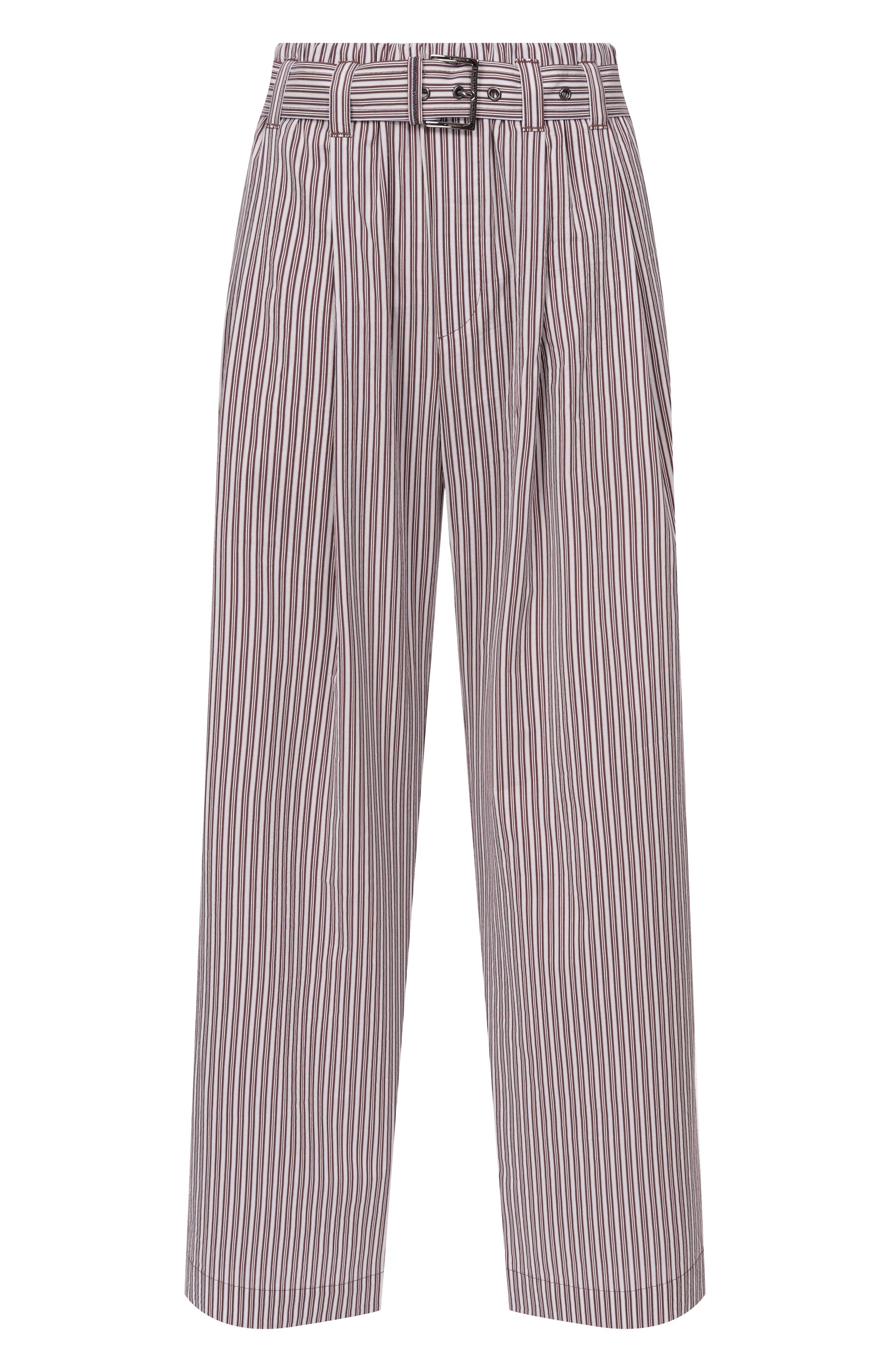 Брюк и из хлопка и шелка BRUNELLO CUCINELLI, арт. MH746P9176, фото 1