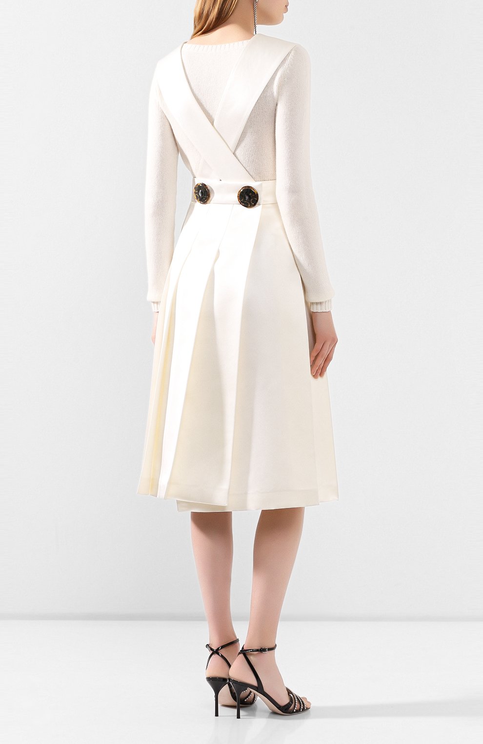 Шелковое платье MIU MIU, арт. MF3719-4P2-F0K74, фото 4