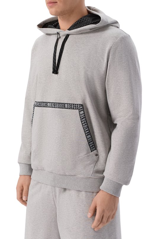 Хлопковый спортивный костюм Dirk Bikkembergs BMF1722 Серый  BMF1722 Фото 2