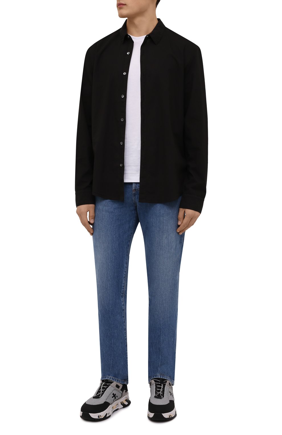 Хлопковая рубашка JAMES PERSE, арт. MLC3408, фото 2