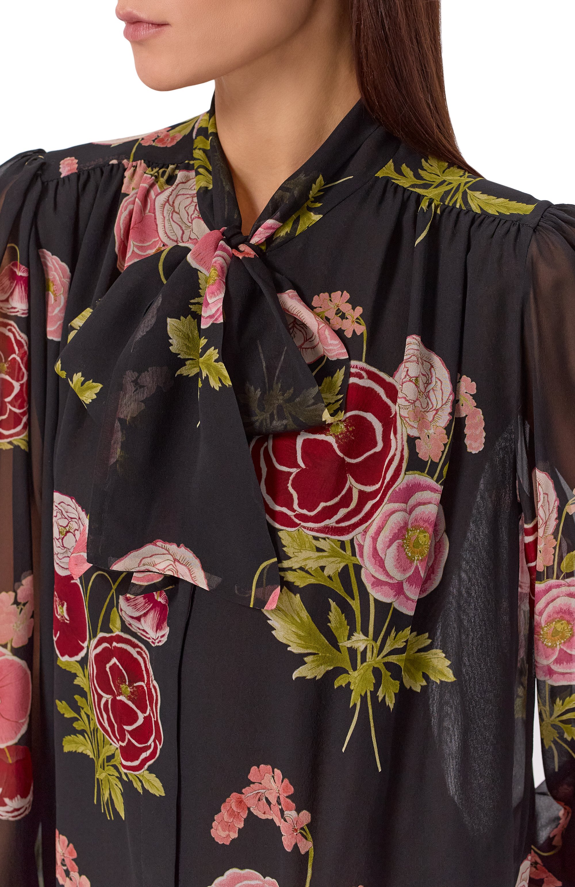 Шелковая блузка GIAMBATTISTA VALLI, арт. 26SSRVCA1014/30PRI, фото 5