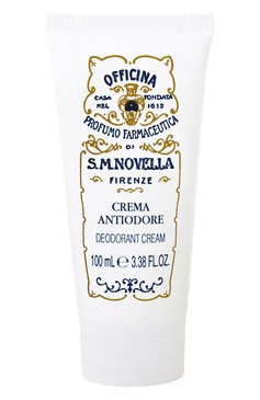 Кремовый дезодорант (100ml) SANTA MARIA NOVELLA бесцветного цвета, арт. SMN7011311 | Фото 1 (Назначение: Для тела; Unisex: Unisex; Региональные ограничения белый список (Axapta Mercury): Не проставлено; Тип продукта: Дезодоранты; Нос: Не проставлено)