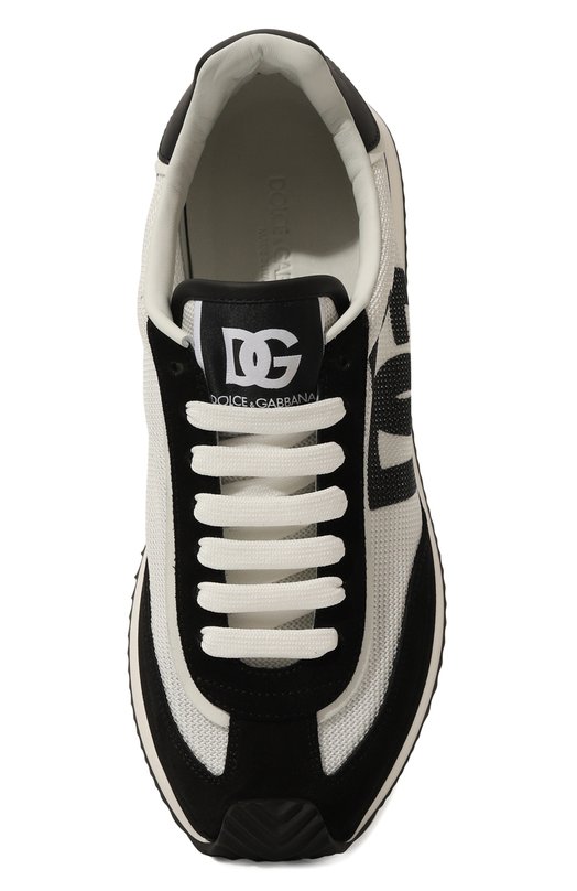 Комбинированные кроссовки DG Cushion Dolce & Gabbana CK2288/A5355 Чёрно-белый  CK2288/A5355 Фото 6