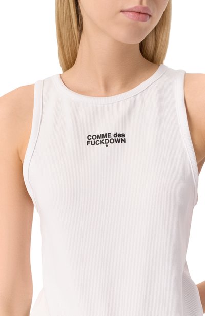 Хлопковая майка COMME DES FUCKDOWN, арт. CFABW01246, фото 5