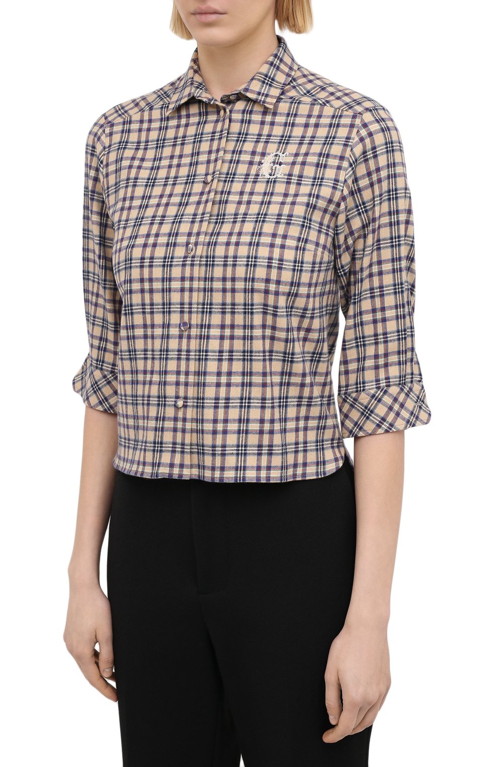 Рубашка из хлопка и шерсти GUCCI, арт. 633305/ZAFZQ, фото 3
