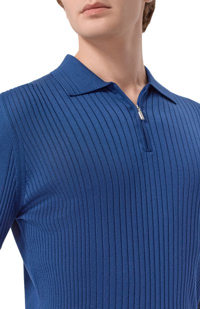 Шелковое поло ZILLI, арт. KZP002M0640VST000, фото 5