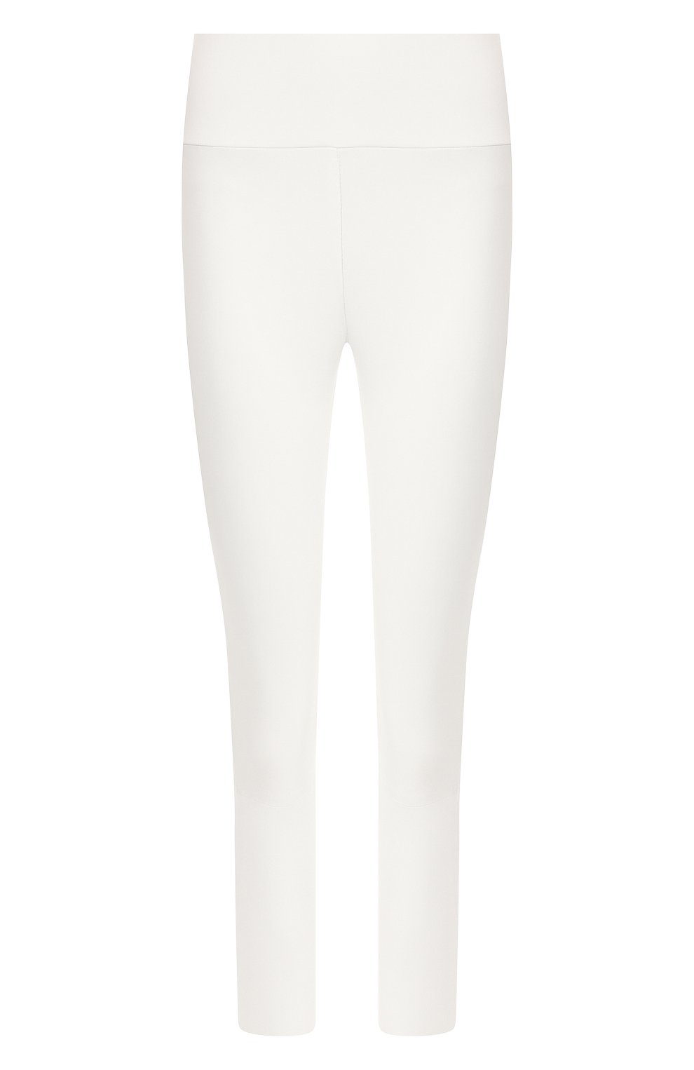 Кожаные легинсы SPRWMN белого цвета по цене 121500 руб., арт. CAP-002-L/CAPRI LEGGING, фото 1 Кожаные легинсы SPRWMN, арт. CAP-002-L/CAPRI LEGGING, фото 1