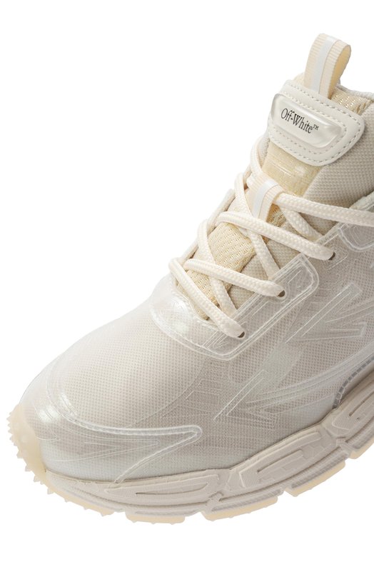 Комбинированные кроссовки Ow Be Right Back Off-White 0WIA289S25FAB0061700 Кремовый  0WIA289S25FAB0061700 Фото 7