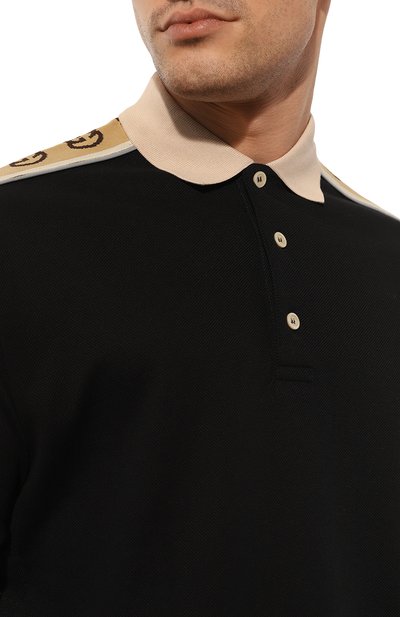 Хлопковое поло GUCCI, арт. 598949 XJB0Q, фото 5