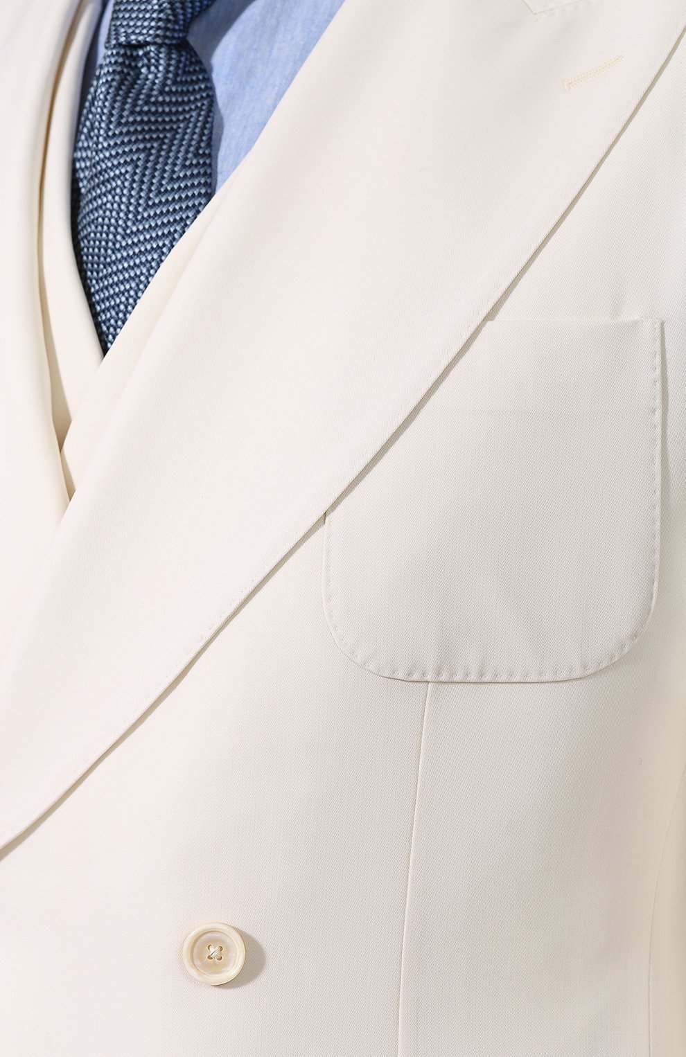 Шерстяной костюм-тройка DOLCE & GABBANA белого цвета по цене 385000 руб., арт. GKK7HT/FURGU, фото 8 Шерстяной костюм-тройка DOLCE & GABBANA, арт. GKK7HT/FURGU, фото 8