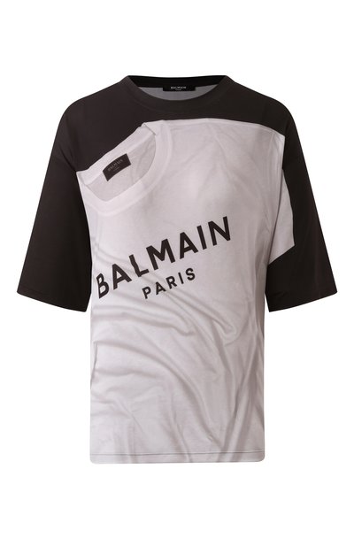 Женская футболка BALMAIN, арт. EF1EG110/GE37