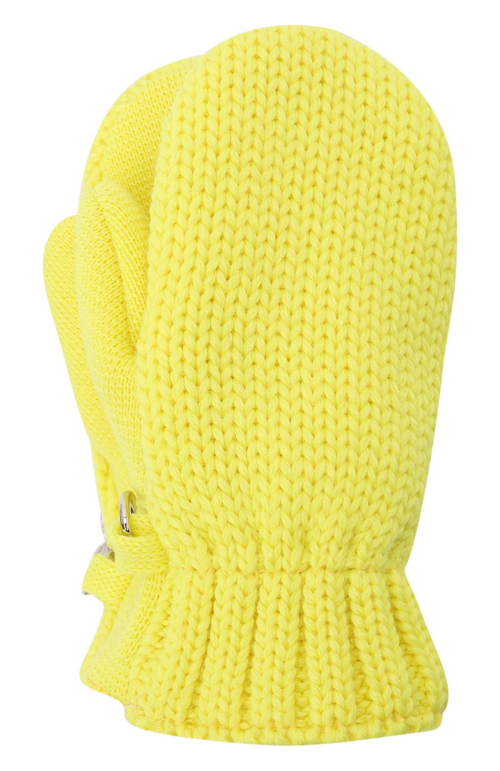 Шерстяные варежки IL TRENINO желтого цвета по цене 8290 руб., арт. 21 4062/18, фото 1 Шерстяные варежки IL TRENINO, арт. 21 4062/18, фото 1