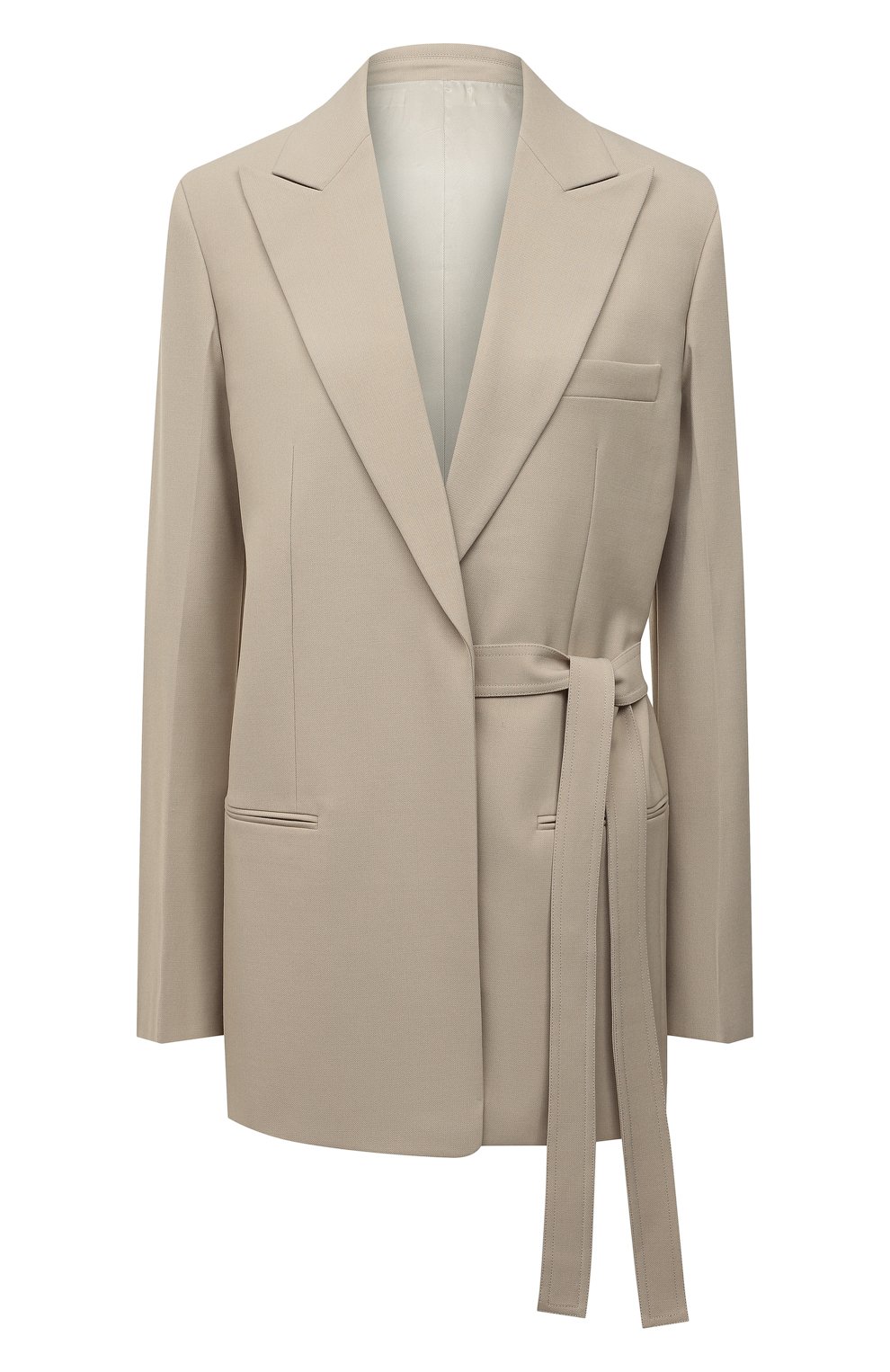 Жакет HELMUT LANG бежевого цвета по цене 59950 руб., арт. L09HW102, фото 1 Жакет HELMUT LANG, арт. L09HW102, фото 1