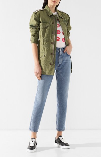 Кожаные кеды HOGAN, арт. HXW3650J970KXW, фото 2