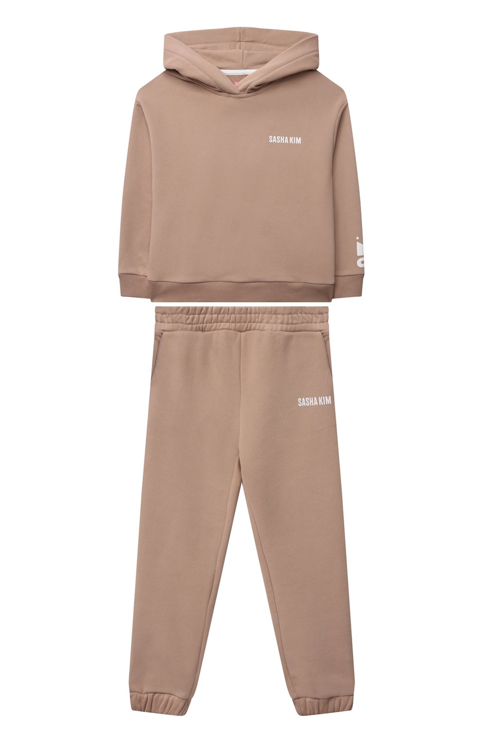 Комплект из худи и брюк serena SASHA KIM бежевого цвета по цене 19920 руб., арт. УТ-00000573, фото 1 Комплект из худи и брюк serena SASHA KIM, арт. УТ-00000573, фото 1