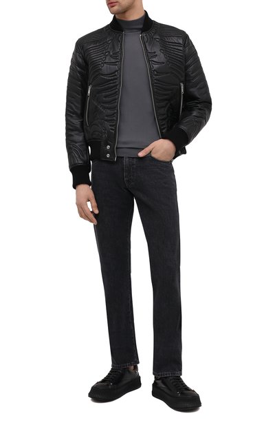 Кожаный бомбер DIESEL, арт. A01956/0BDAD, фото 2