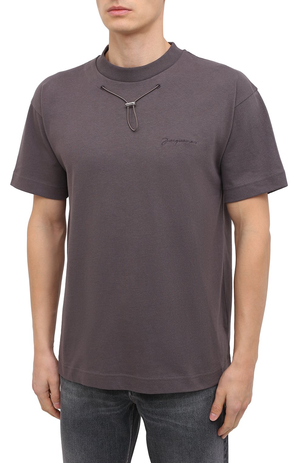 Хлопковая футболка JACQUEMUS, арт. 206JS13/218970, фото 3