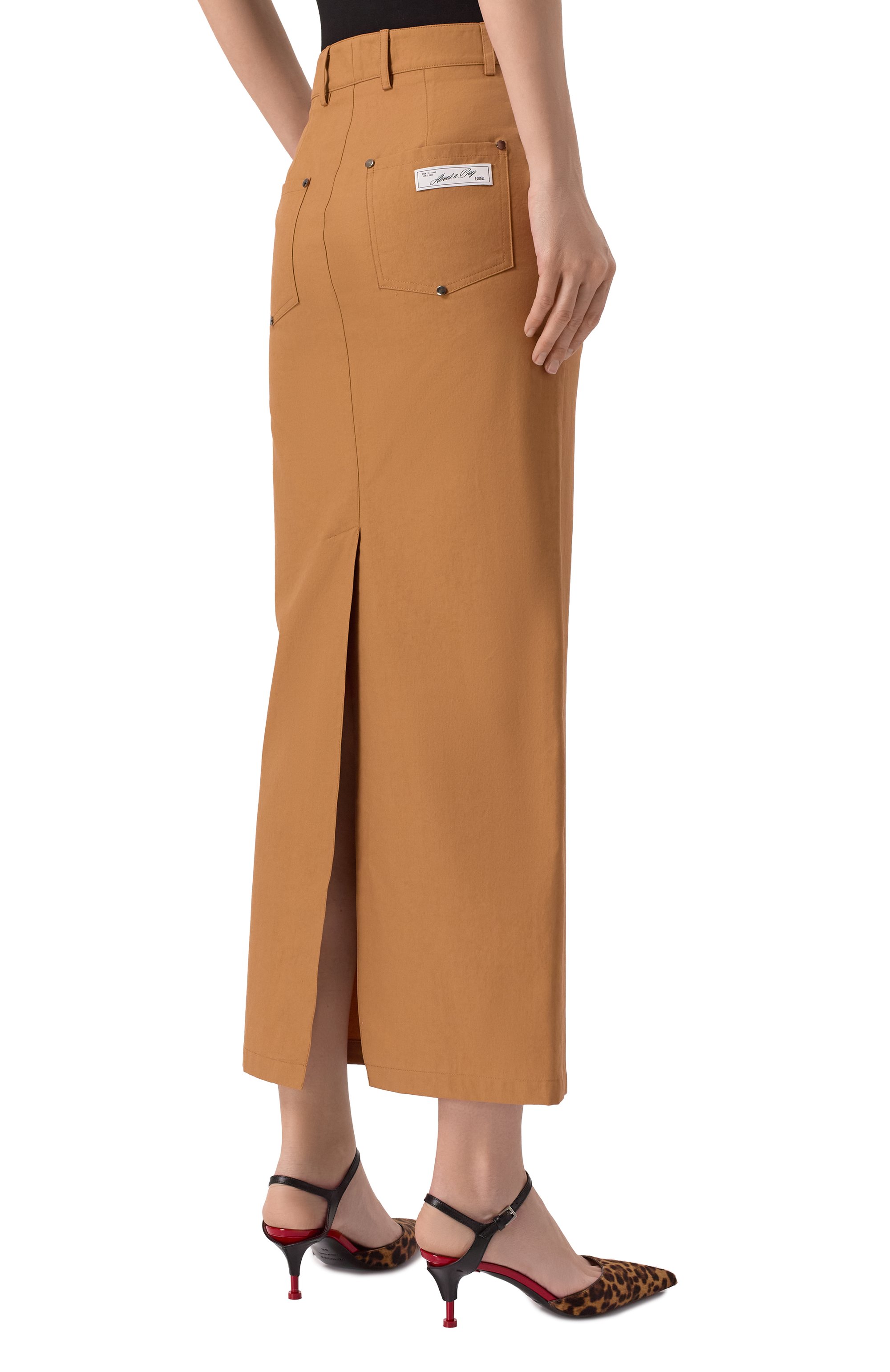 Хлопковая юбка ERIKA CAVALLINI, арт. E5SL05, фото 4