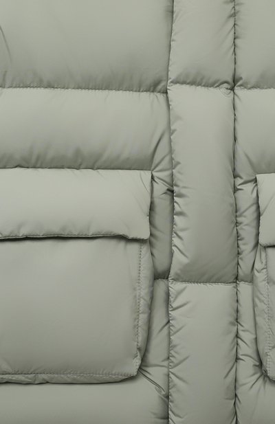 Пуховик IL GUFO светло-зеленого цвета по цене 49950 руб., арт. A24GP334N0106/5A-8A, фото 3 Пуховик IL GUFO, арт. A24GP334N0106/5A-8A, фото 3