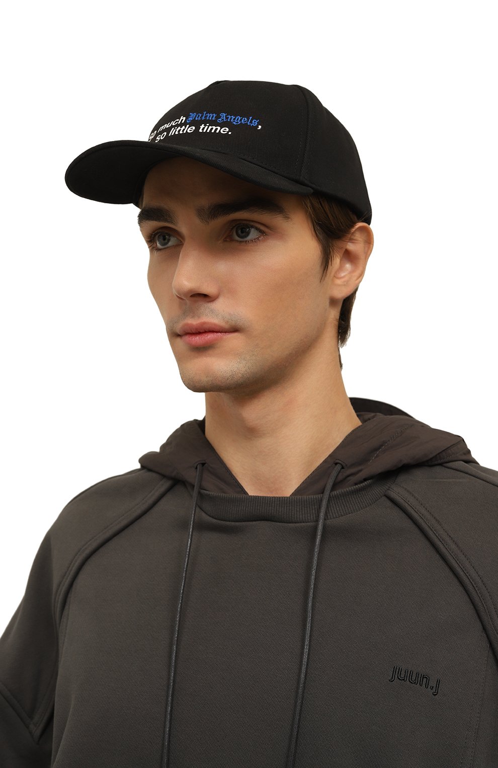 Хлопковая бейсболка PALM ANGELS, арт. PMLB094F23FAB0031045, фото 2