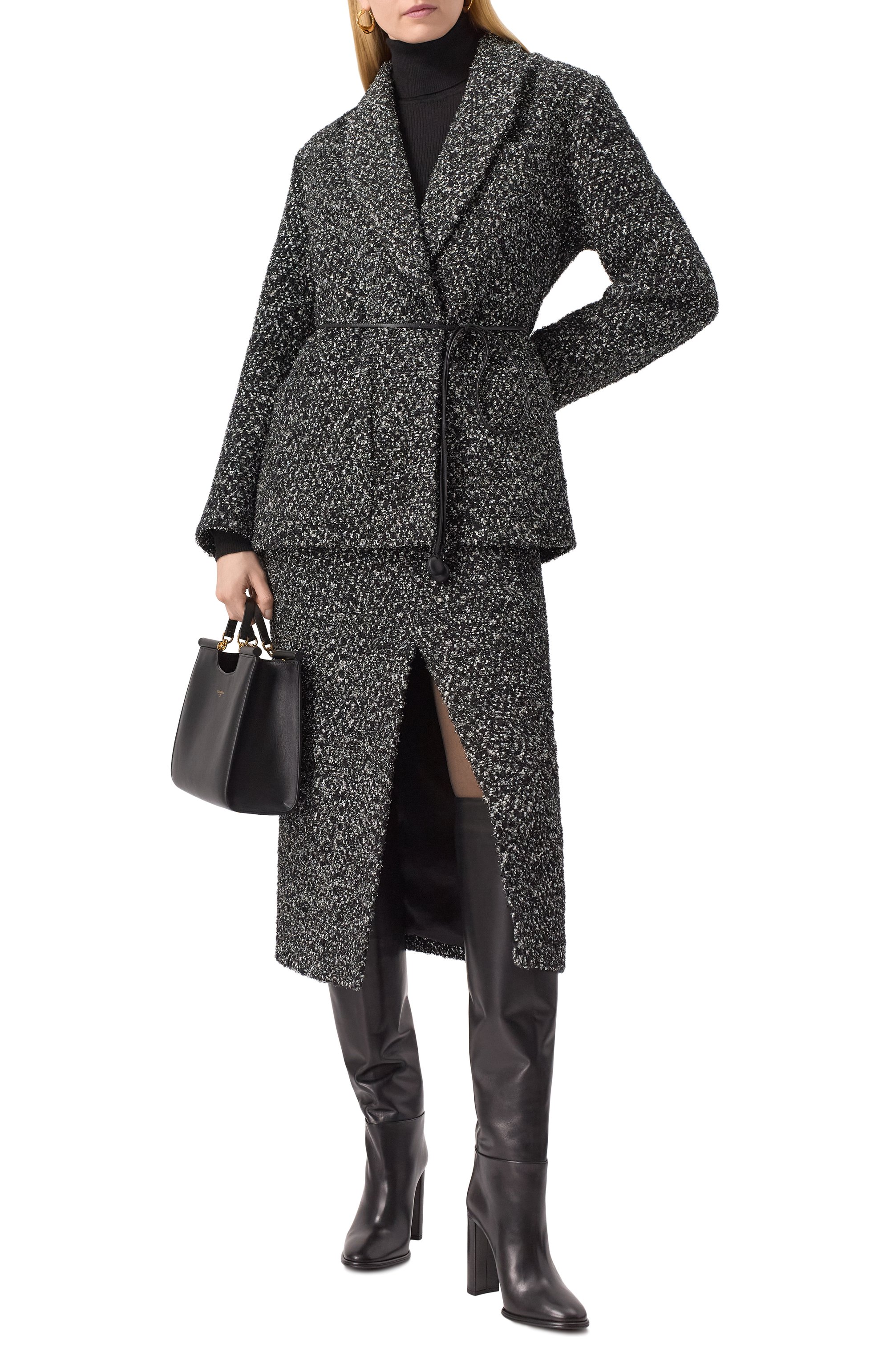 Кожаные ботфорты megan LE SILLA, арт. 7061C100RBPPESY/001, фото 2