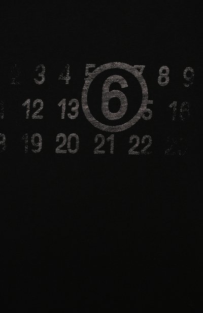 Хлопковая футболка MM6, арт. M60670/MM010, фото 3