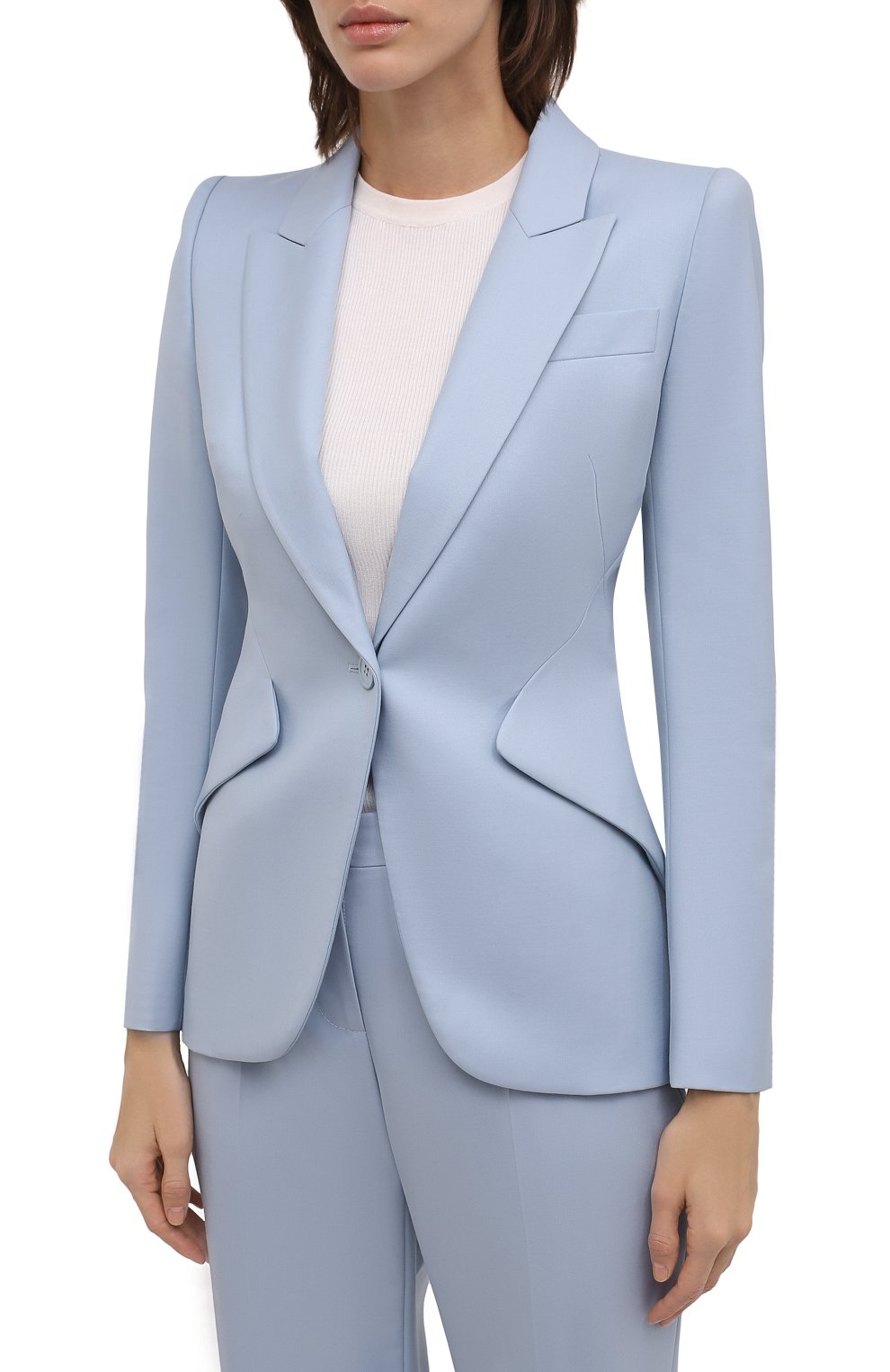 Шерстяной жакет ALEXANDER MCQUEEN, арт. 585442/QJACB, фото 3