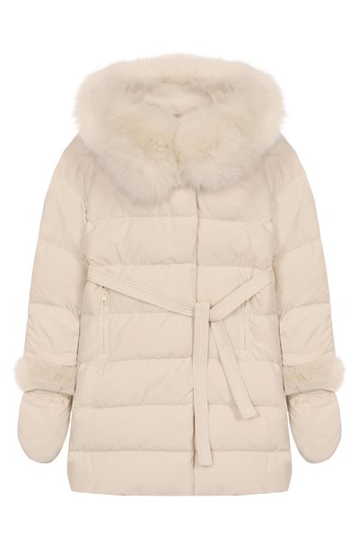 Пуховое пальто YVES SALOMON ENFANT, арт. 25WEM920XXD0XW/6A