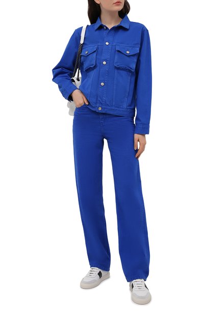 Джинсовая куртка HERON PRESTON FOR CALVIN KLEIN синего цвета по цене 29950 руб., арт. K20K203540, фото 2 Джинсовая куртка HERON PRESTON FOR CALVIN KLEIN, арт. K20K203540, фото 2