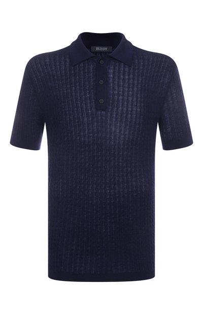 Мужская поло из шерсти и шелка KNT, арт. UMM059805