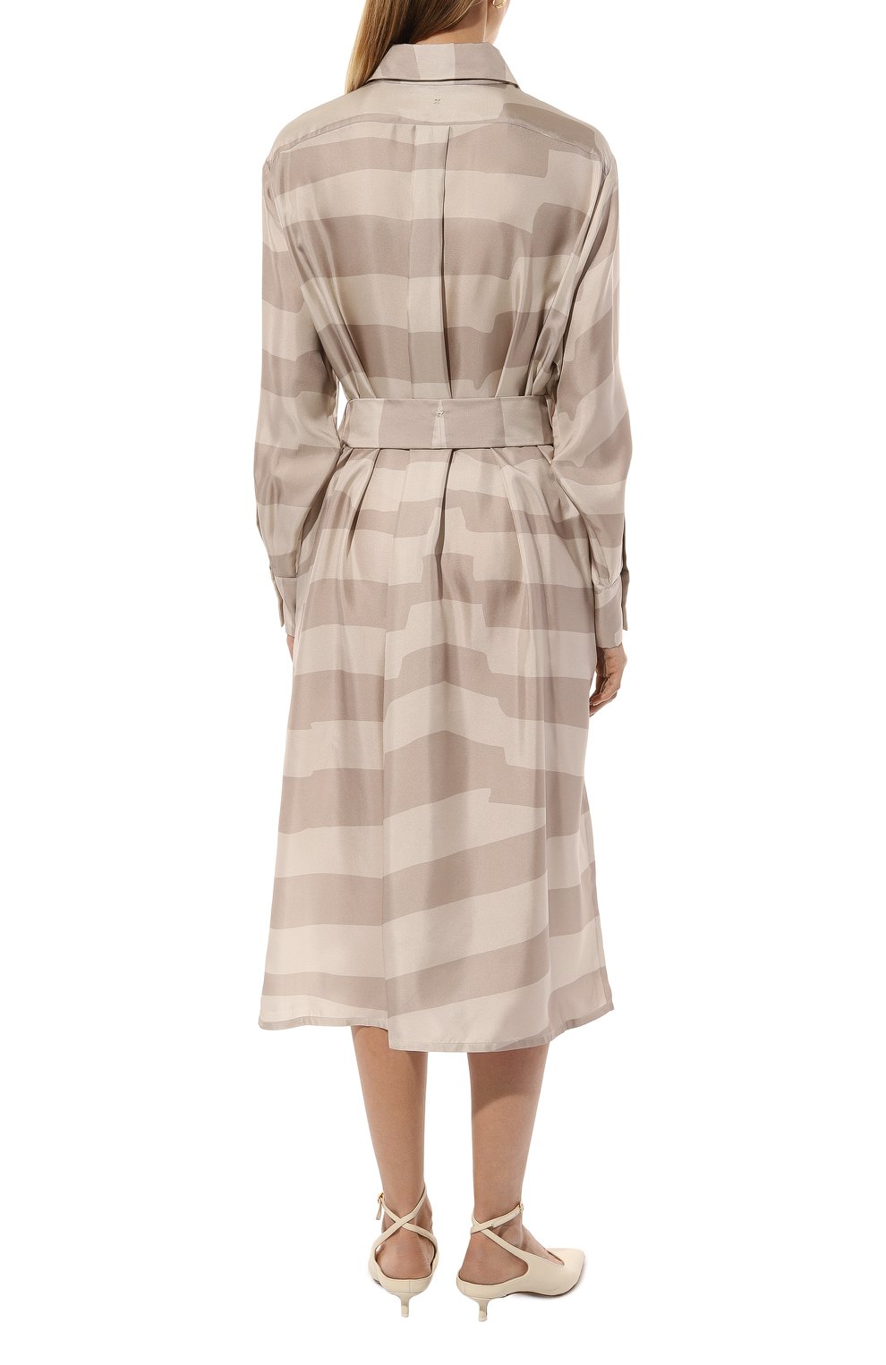 Шелковое платье LORENA ANTONIAZZI, арт. I2409AB10B/4744_SET, фото 4