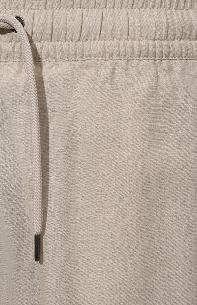 Шорты изо льна и вискозы EMPORIO ARMANI, арт. 211864/4R467, фото 5