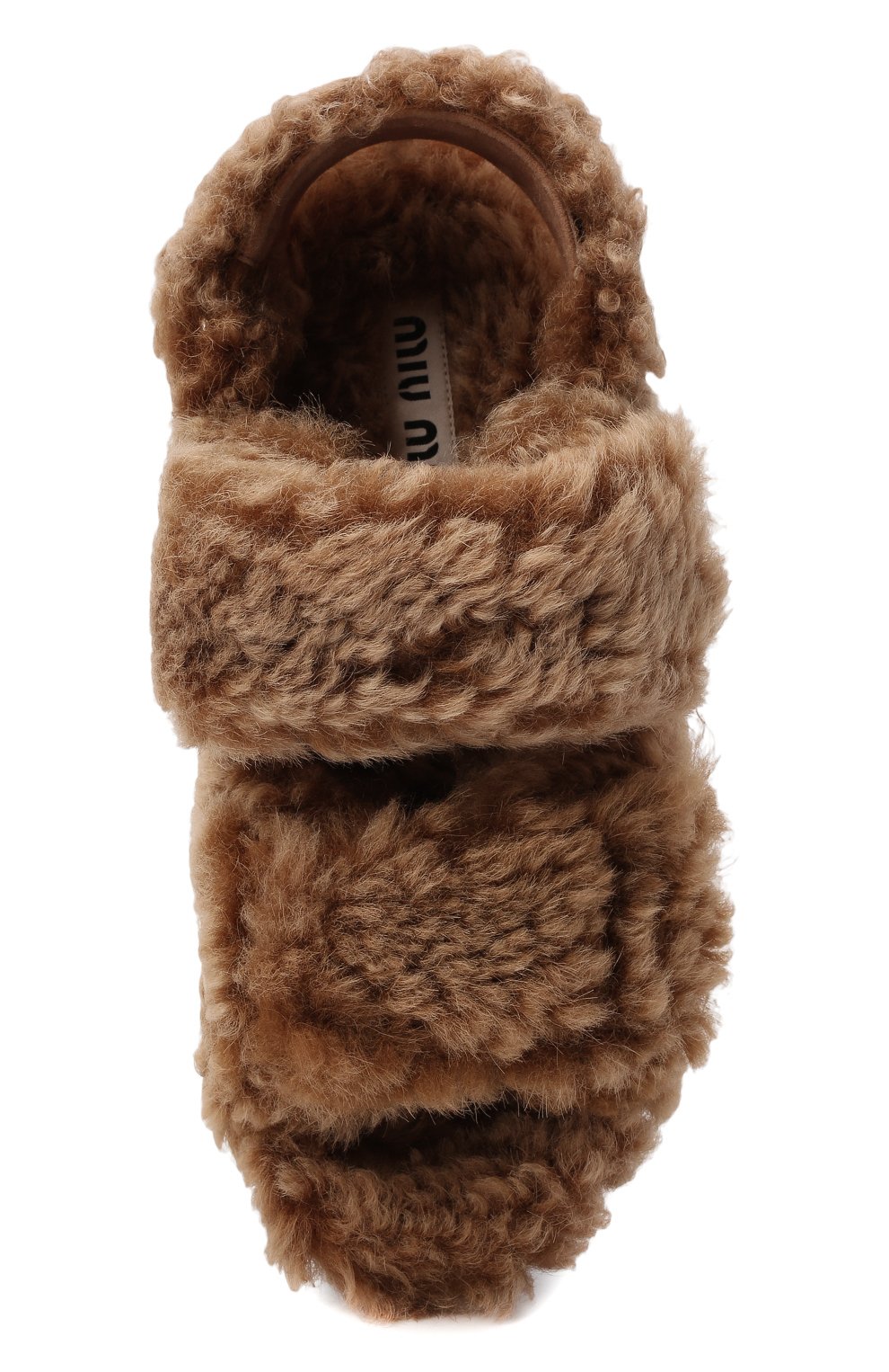 Меховые сандалии MIU MIU, арт. 5X579D-3I3K-F0046-010, фото 6