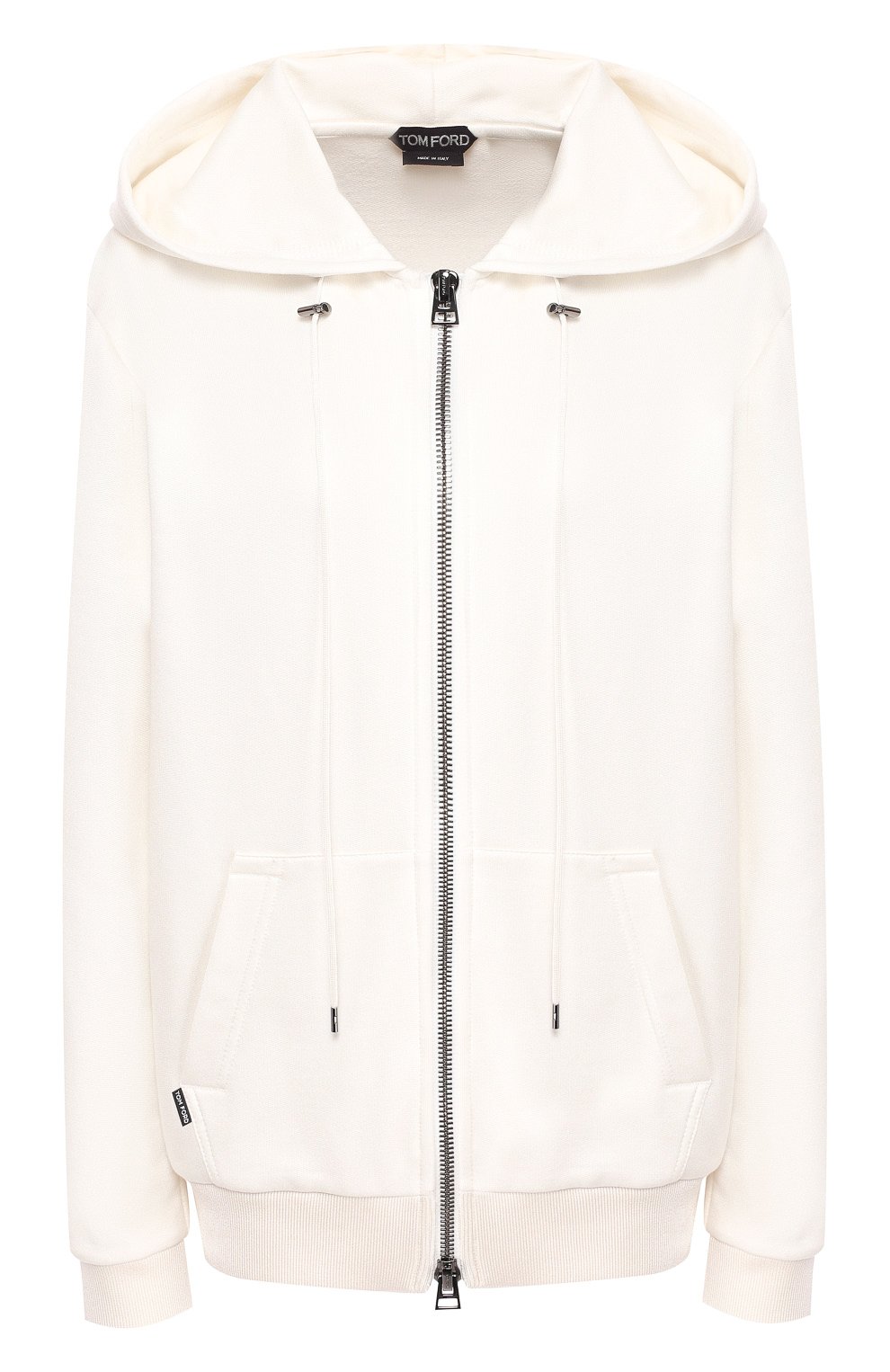 Однотонный кардиган из смеси хлопка и шелка с капюшоном TOM FORD, арт. GIJ005-FAX351, фото 1