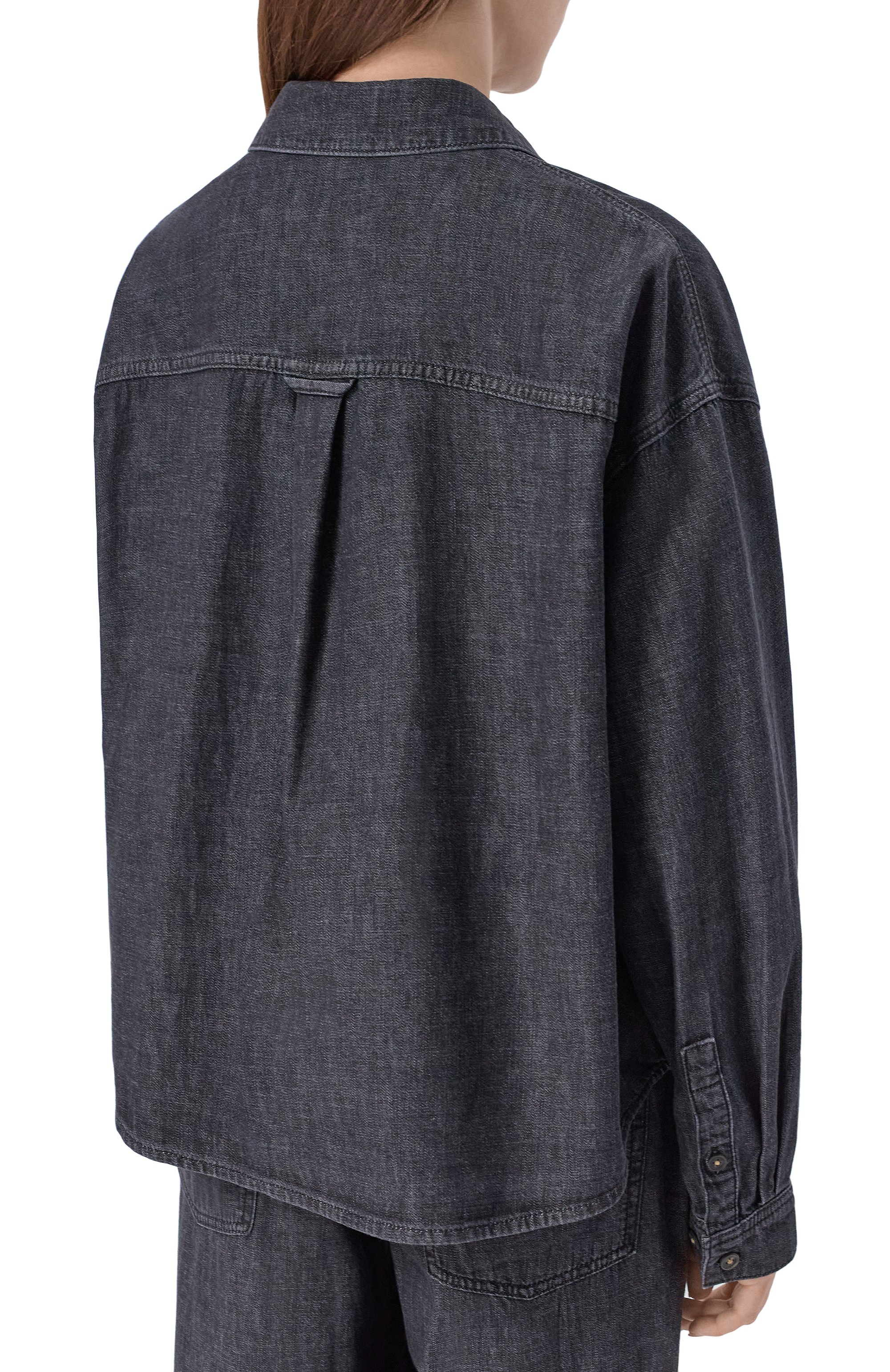 Джинсовая рубашка light  12 STOREEZ, арт. 137734, фото 4