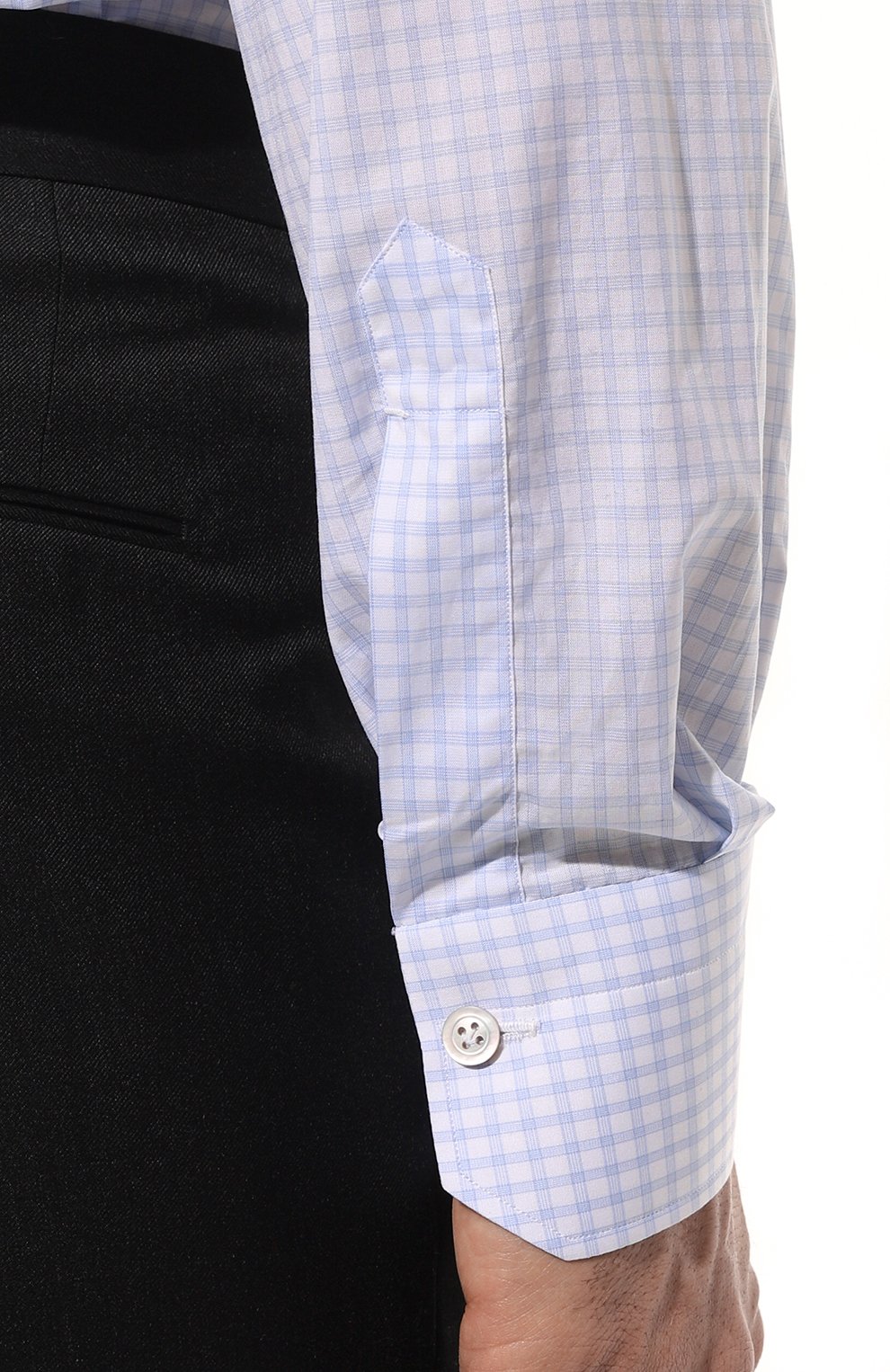 Хлопковая сорочка KITON, арт. UCIH0869019, фото 6