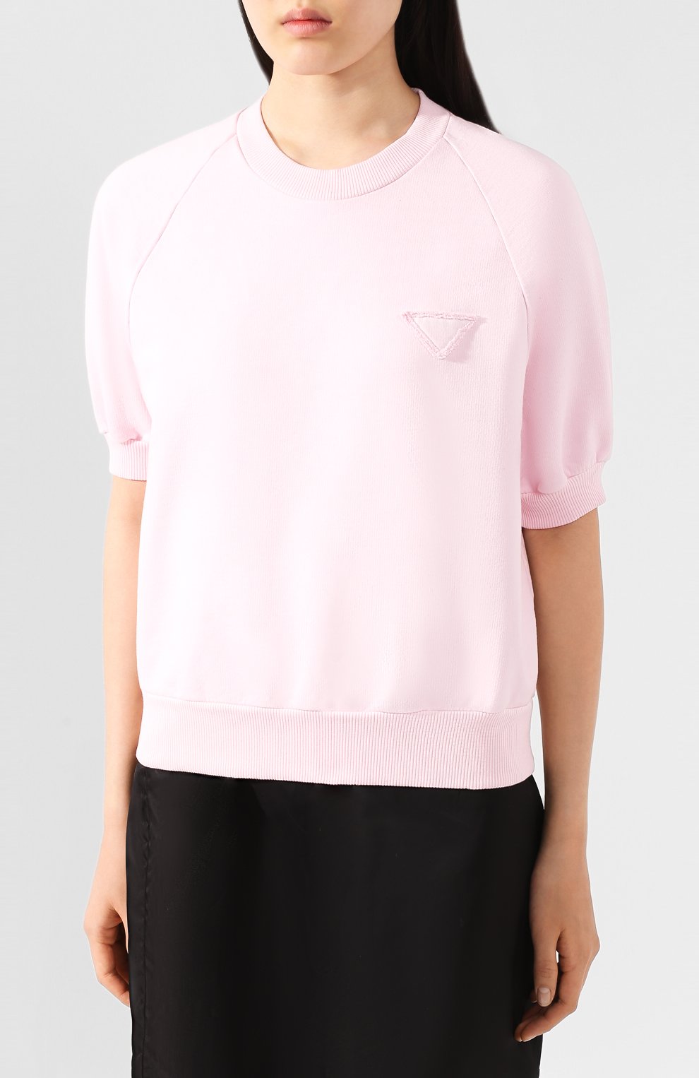 Хлопковый свитшот PRADA, арт. 135678-1WN6-F0028, фото 3