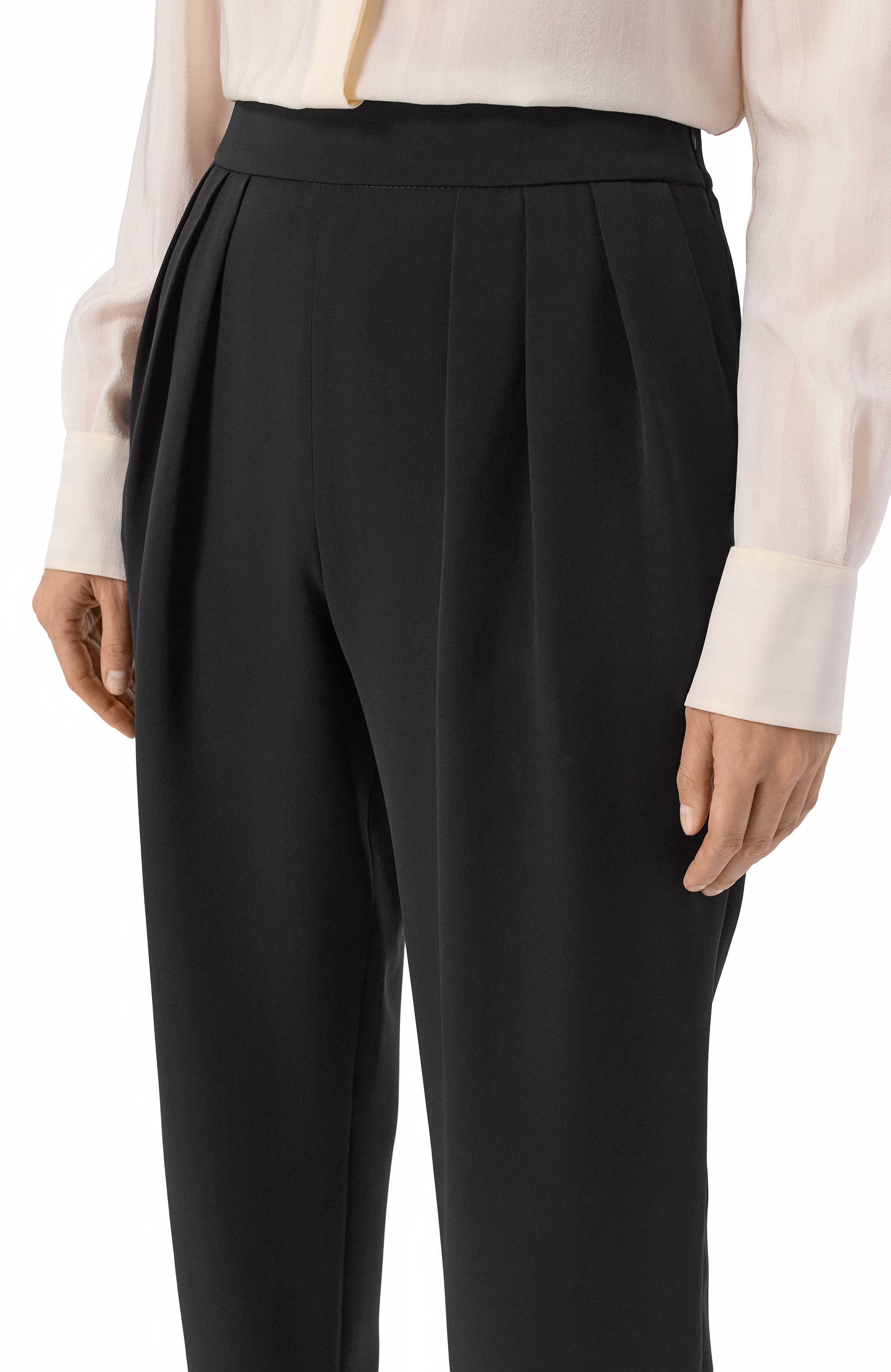 Шелковые брюки GIORGIO ARMANI, арт. GW002792/TE10071, фото 5