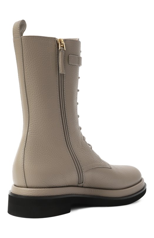 Кожаные ботинки Giorgio Armani GW001516/AF20456 Бежевый  GW001516/AF20456 Фото 5