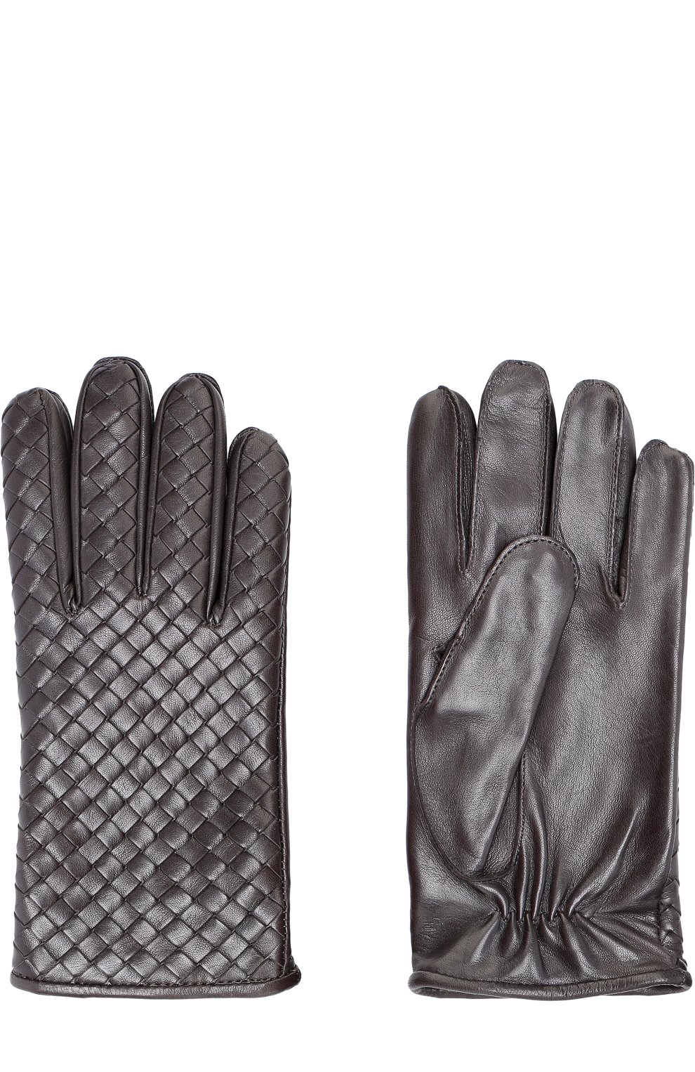 Кожаные перчатки с кашемировой подкладкой  BOTTEGA VENETA, арт. 356651/V5100, фото 2