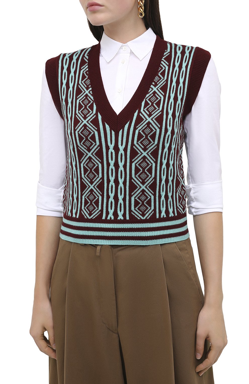 Шерстяной жилет DRIES VAN NOTEN, арт. 202-31201-1700, фото 3