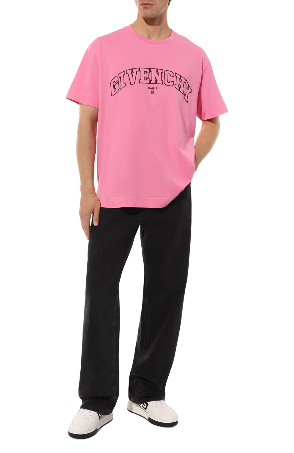 Хлопковая футболка GIVENCHY, арт. BM71CW/3Y6B, фото 2