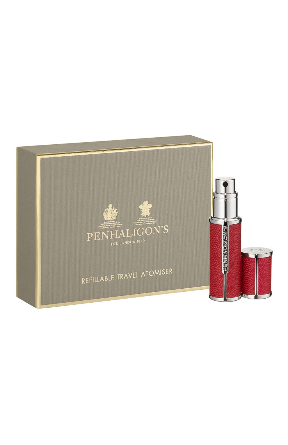 Дорожный атомайзер красного цвета PENHALIGON'S бесцветного цвета по цене 6300 руб., арт. 5056245007743, фото 2 Дорожный атомайзер красного цвета PENHALIGON'S, арт. 5056245007743, фото 2