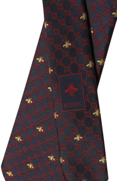 Шелковый галстук GUCCI, арт. 545078 4E002, фото 4