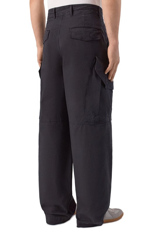 Хлопковые брюки-карго Dries Van Noten 020914/3321 Чёрный  020914/3321 Фото 4